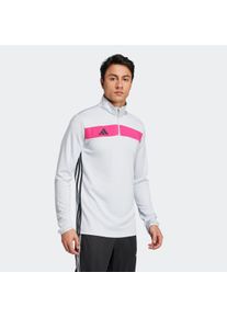 Herren Trainingsjacke "TIRO ES TOP", grau, sportlich, Gr. L, adidas Performance, Obermaterial: 100% Polyester, Jacken