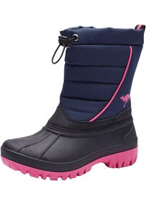 Kangaroos Damen Winterstiefel "K-Ben", Gr. 29, blau, Synthetik, Textil, sportlich, Schuhe, Snowboots, Winterboots, Winterschuhe, wasserabweisend