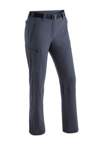 Maier Sports Damen Funktionshose "Rechberg", grau, Gr. 42, 90% Polyamid, 10% Elasthan, Hosen, Damen Outdoorhose gefüttert, Wanderhose mit 4