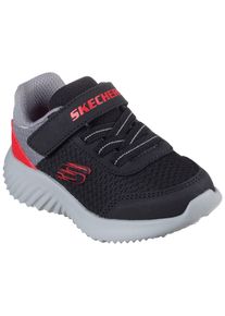 Skechers Kinder Sneaker "Bounder - Trekzic", Gr. 25, schwarz, Lederimitat, sportlich, Schuhe, Freizeitschuh, Klettschuh, Schnürschuh mit