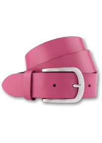 Bernd Götz BERND GÖTZ Damen Ledergürtel, pink, casual,casual, Gr. 80, unifarben, Leder, Gürtel, mit Dornschließe in Hufeisenform
