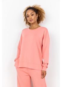 soyaconcept Damen Sweatshirt "SC-BANU 164"peach pink, modisch, Gr. L, unifarben, Sweatware, Obermaterial: 48% Modal, 48% Polyester, 4% Elasthan,