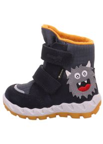 Superfit Kinder Winterboots "ICEBIRD WMS: mittel", Gr. 26, grau, Veloursleder, Textil, casual, Schuhe, Winterstiefel mit 2 Klettverschlüssen,