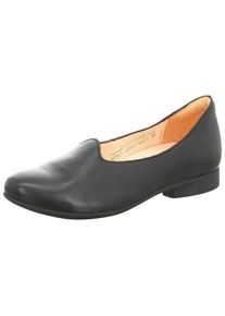 Think! THINK Damen Ballerina "Think Ballerinas Leder", Gr. 43, schwarz, Leder, casual, Schuhe