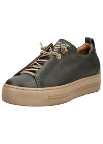 Paul Green Damen Sneaker "Paul Green Sneaker Glattleder", Gr. 41, grün, Glattleder, casual, Schuhe