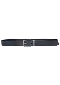 Wrangler Damen Ledergürtel "METAL LOOP", schwarz, casual, Gr. 115, Leder, Gürtel