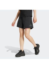 Damen Shorts "W Z.N.E. SHORT", schwarz, sportlich, Gr. L, adidas Sportswear, Obermaterial: 57% Polyester, 43% Baumwolle, Hosen
