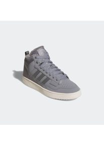 Damen Sneakerboots "RAPID COURT MID WINTERIZED", adidas Sportswear, Gr. 46, grau, Synthetik, sportlich, Schuhe, Sneaker, Schnürboots, Winterschuhe