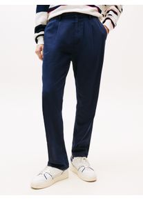 Tommy Jeans Herren Stoffhose "TJM ISAAC LIGHT COTTON PANTS", blau, casual, Gr. 33, Web, Obermaterial: 100% Baumwolle, Hosen, Mit Gürtelschlaufen