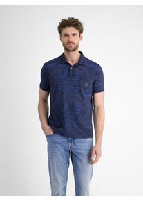 Lerros Herren Poloshirt "Lerros Herren Poloshirt, floral bedruckt", blau, Gr. XXL, 100% Baumwolle, Shirts
