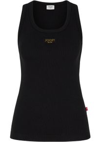JOOP! JOOP JEANS Damen Tanktop "Tana", schwarz, modisch, Gr. L, unifarben, Jersey, Obermaterial: 100% Baumwolle, Tops, mit Logoprint