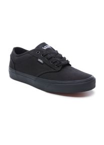 Vans Sneaker "Atwood", Gr. 44, schwarz, Textil, unifarben, sportlich, Schuhe, mit Logo-Flag
