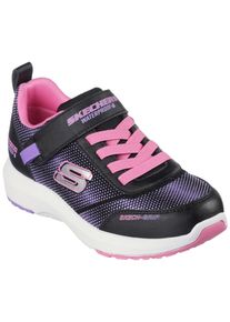 Skechers Kinder Sneaker "DYNAMIC TREAD", Gr. 35, schwarz, Lederimitat, Textil, sportlich, Schuhe, Freizeitschuh, Klettschuh mit glänzendem