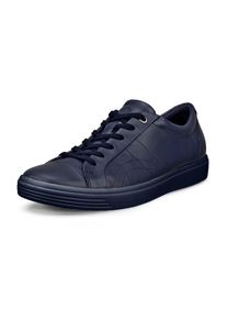 Ecco Damen Sneaker "CLASSIC", Gr. 39, blau, Leder, sportlich, Schuhe, in klassischer Optik, Freizeitschuh, Halbschuh, Schnürschuh