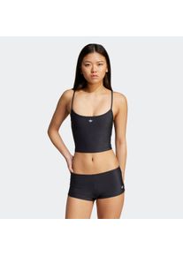 Damen Bustier-Bikini-Top "ESSENTIALS TANK", schwarz, sportlich, Gr. 48, adidas Performance, Obermaterial: 81% Polyester, 19% Elasthan,