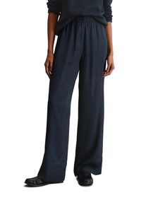 Marc O'Polo MARC O'POLO Damen Chinohose "aus Viskose-Twill", blau, casual, Gr. 34, unifarben, Obermaterial: 100% Viskose, Hosen