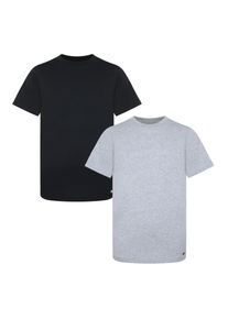 Nike Sportswear Kinder T-Shirt "NHB BOYS 2PK CREW UNDERSHIRT", grau, sportlich, Gr. 104, bestickt, Jersey, Obermaterial: 60% Baumwolle, 40%