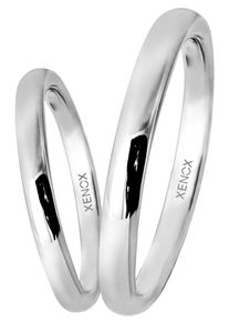 XENOX Partnerring "XENOX & Friends, XS9101", 50, Silber 925 (Sterlingsilber), 2,8mm, silber, Silber 925 (Sterlingsilber), Fingerringe, mit Zirkonia