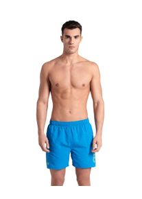 arena Herren Badeshorts "FUNDAMENTALS arena LOGO BOXER R", blau, sportlich, Gr. S, Obermaterial: 100% Polyester, Badehosen