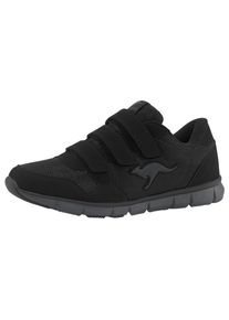 Kangaroos Sneaker "K-BlueRun 701 B", Gr. 38, schwarz, Textil, sportlich, Schuhe, mit Klettverschluss