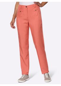 Classic Basics Damen Webhose, pink, Gr. 22, unifarben, 100% Polyester, Hosen