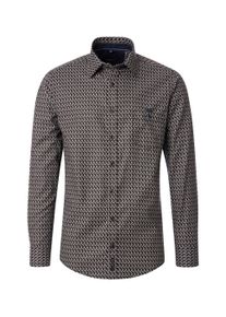 Casamoda Herren Langarmhemd "Casamoda Freizeithemd Print", gelb, Gr. XXL, bedruckt, 100% Baumwolle, Hemden