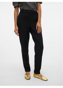 Véro Moda VERO MODA Damen Anzughose "VMKAYA MW LOOSE SOLID PANT", schwarz, modisch, Gr. XXL, unifarben, Web, Obermaterial: 62% Polyester, 33% Viskose, 5%