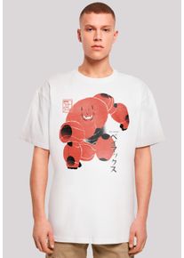 F4NT4STIC Herren T-Shirt "Big Hero 6 Baymax Suite Pose", weiß, casual, Gr. XXL, Obermaterial: 100% Baumwolle, Shirts, Premium Qualität