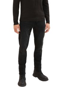 Tom Tailor Herren 5-Pocket-Jeans "Josh", schwarz, casual, Gr. 32, leichte Abriebeffekte, Denim/Jeans, Obermaterial: 99% Baumwolle, 1% Elasthan,