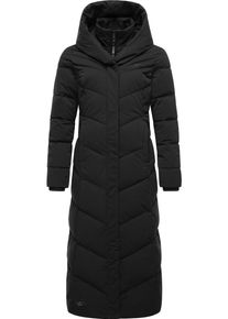 Ragwear Damen Steppmantel "Natalka Extralong", schwarz, modisch, Gr. XXL, Außenmaterial: 100% Polyester, Innenfutter: 100% Polyester, Wattierung: