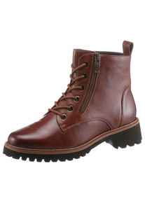 Ara Damen Schnürstiefelette "KENT", Gr. 5, braun, Glattleder, elegant, Schuhe, mit Profilsohle