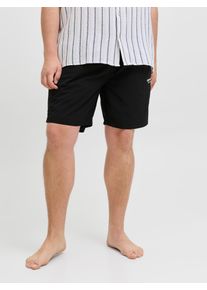 Jack & Jones PlusSize Herren Badeshorts "JPSTNAXOS JJSWIM SHORTS VESTERBRO SN PLS", schwarz, modisch, Gr. 46, JACK & JONES PLUSSIZE, unifarben, Web, Polyester, Badehosen