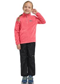 Jack Wolfskin Kinder Stehkragenpullover "TAUNUS HALFZIP K", orange, sportlich, Gr. 116, Fleece, Obermaterial: 100% Polyester, Pullover, einfache