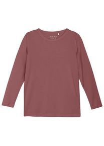 Langarm Unterhemde Minymo Blouse L/S Kinder (Gr 80 |braun)