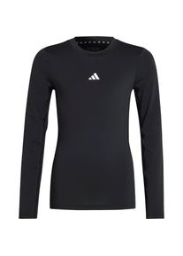 Adidas Techfit Funktionsshirt Kinder - schwarz - Gr. 128 - Polyester/Elastan
