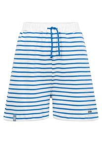 Shorts Derbe Shorts Interstriped Damen (Gr XS |blau/weiß)