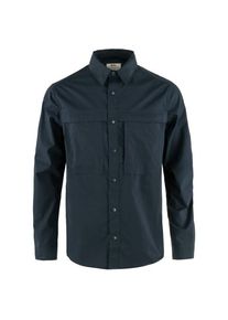 Fjällräven Hemd Fjällräven Abisko Trail Shirt L/S Herren (Gr S |blau)