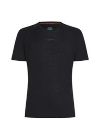 Merinounterwäsche Icebreaker Merino 125 ZoneKnit S/S Crewe Herren (Gr S |schwarz)