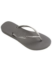 Havaianas Slim Sandalen Damen Reisen (Gr 33/34 |grau)