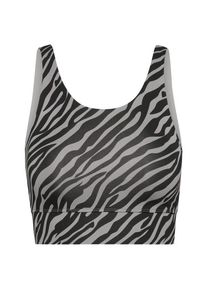 Hey Honey Bustier Zebra Sport-BH Damen (Gr XS |grau)