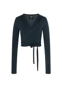 super.natural Cosy Wrap Around Longsleeve Women (Gr&ouml;&szlig;e XL |blau)