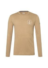 super.natural Pier L/S Longsleeve Herren (Gr L |beige)