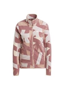 Fleecejacke adidas terrex Multi AOP Full Zip Fleece Jacket Damen (Gr L |rosa/braun)