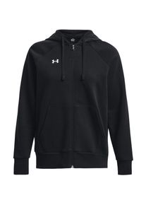Under Armour Rival Fleece Sweatjacke Damen - schwarz - Gr. L - Baumwolle/Polyester