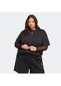 Damen T-Shirt "ADICOLOR ESSENTIALS – GROSSE GRÖSSEN", schwarz, sportlich, Gr. 4X, adidas originals, Single Jersey, Obermaterial: 100% Baumwolle,