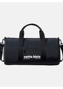 Damen Weekender "CKJ GRAPHIC CK CROSSBODY DUFFLE", Calvin Klein Jeans, schwarz, Textil, unifarben, Taschen, Herren Reisetasche, Sporttasche,