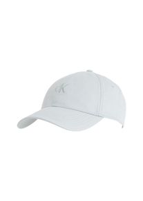 Damen Baseball Cap "EMBROIDERED MONOGRAM CAP", grau, casual, Calvin Klein Jeans, unifarben, Stoff, Baumwolle, Caps, mit Logostickerei