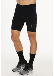 ELITE LAB Herren Funktionstights "RUN ELITE X1", schwarz, sportlich, Gr. XL, unifarben, 72% Nylon, 28% Elasthan, Hosen, mit extra Komfort