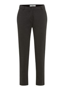 Brax Damen Caprihose "Style MARON S", grau, Gr. 92, 63% Viskose, 33% Polyamid, 4% Elasthan, Hosen