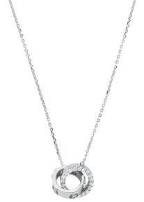 Michael Kors Damen Kette mit Anhänger "PREMIUM, MKC1554AN040, MKC1554AN710", Silber 925 (Sterlingsilber), L: 45,5cm, silber, Silber 925